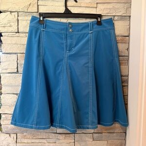 Athleta Whatever Women's Pleated Skort Skirt Size 6 Blue 20 in Length